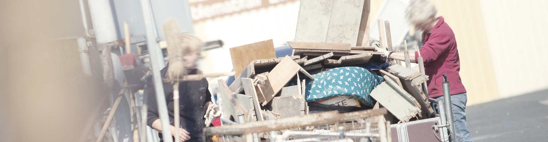 Sperrabfall Anlieferung